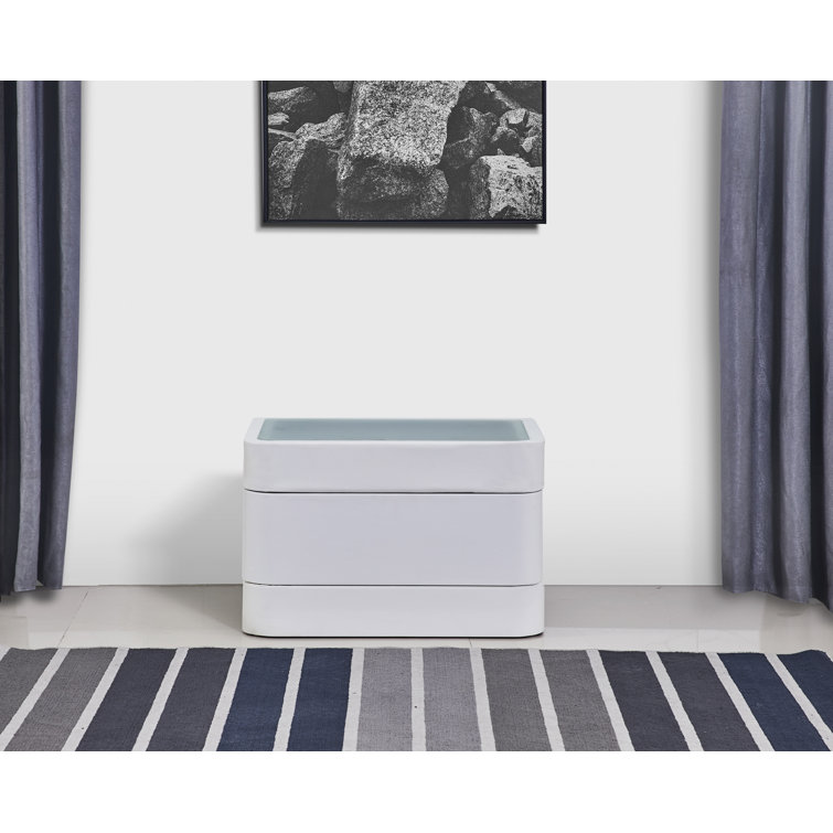 Orren Ellis Cota 1 Drawer Nightstand in Blue & Reviews
